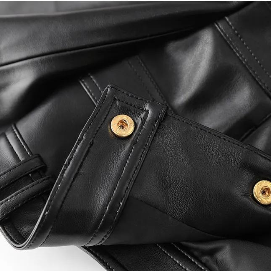Black Moto Crop Jacket