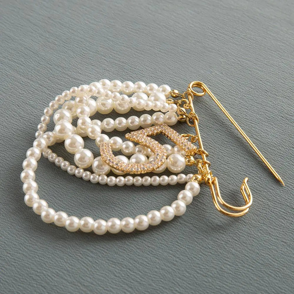 Pearl Pin Brooch