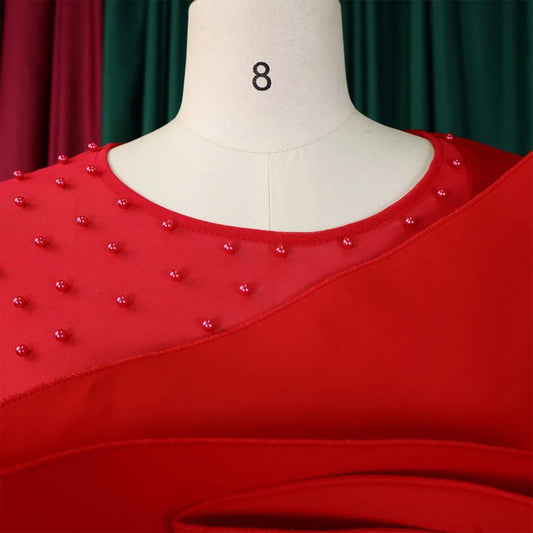 Statement Beaded Embellished Sleeve Jumpsuit