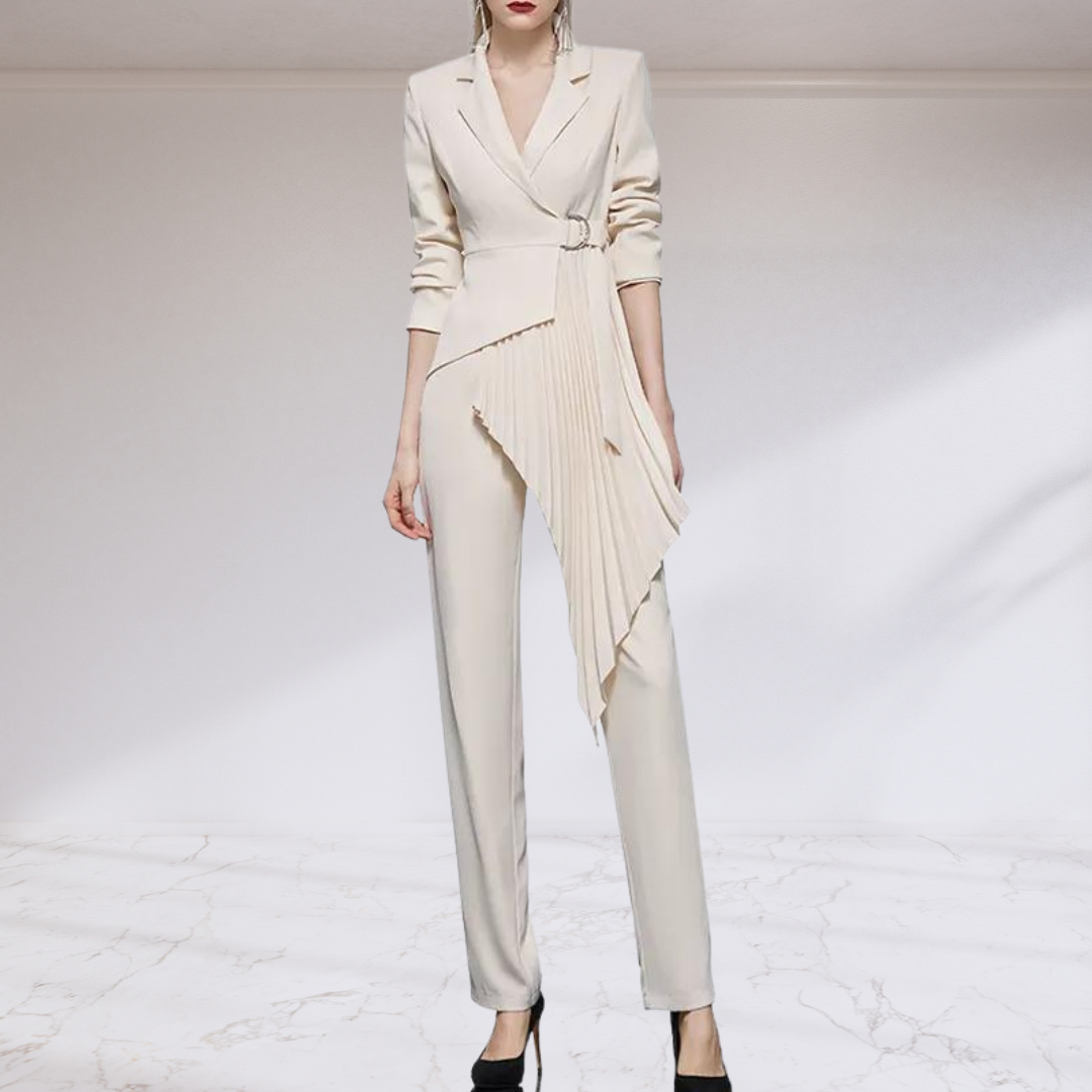 スタイル アップ Empire Slim Fit Women's Suit Set (4色) 37_1080x.png?v=1696909173