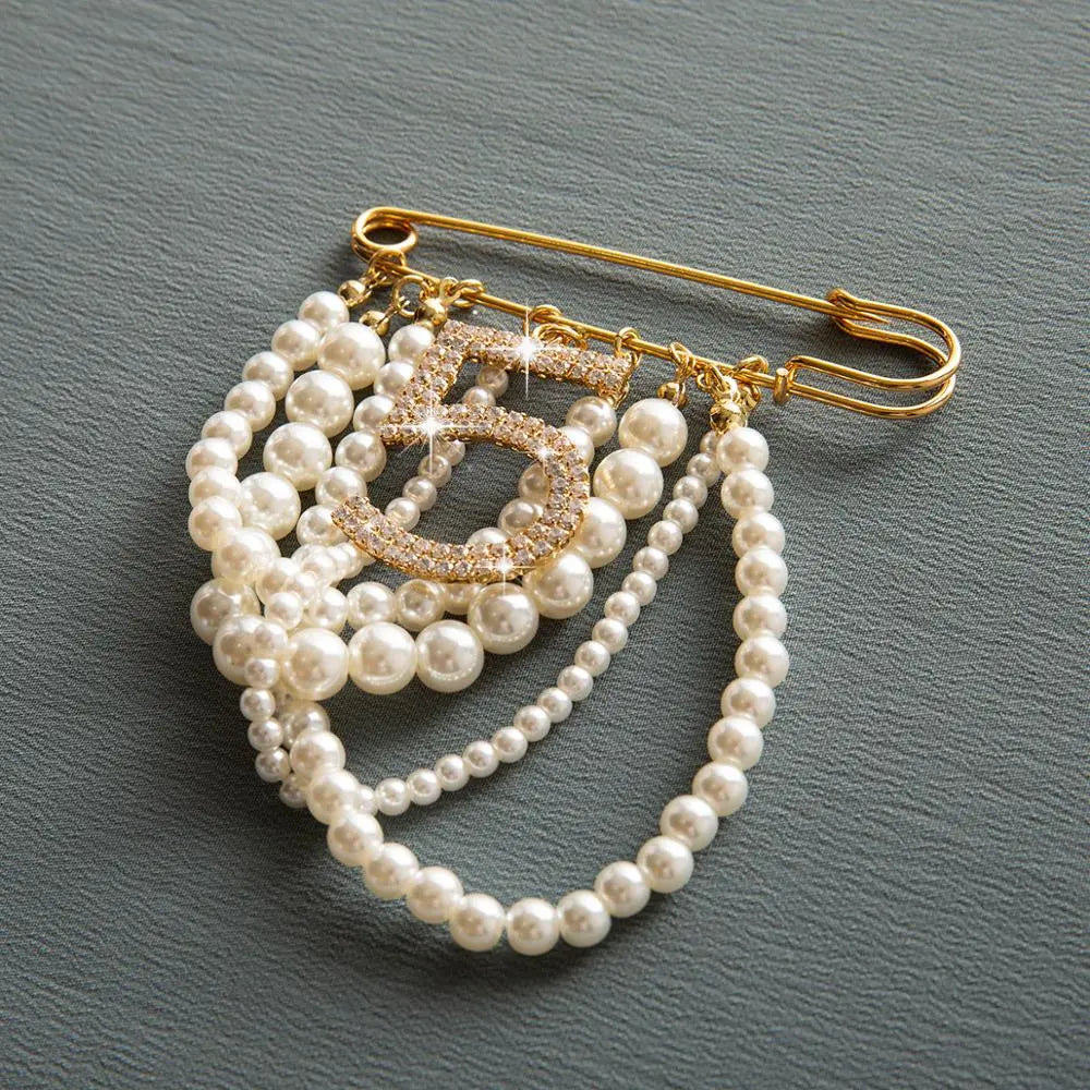 Pearl Pin Brooch