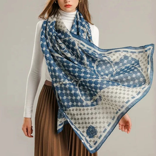 Oversize Printed Scarf