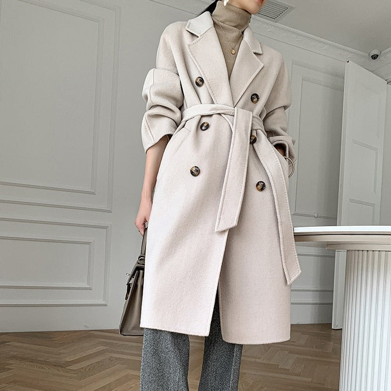 Long Lapel Commuter Coat