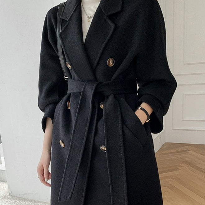 Long Lapel Commuter Coat