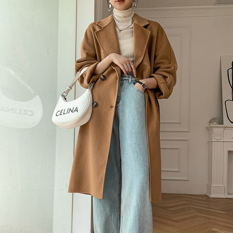 Long Lapel Commuter Coat