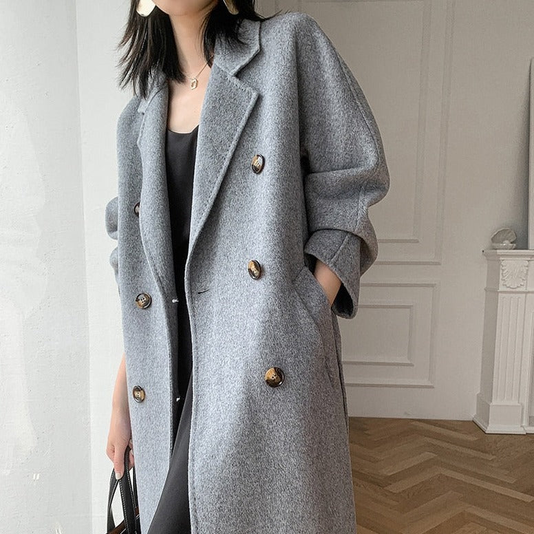 Long Lapel Commuter Coat