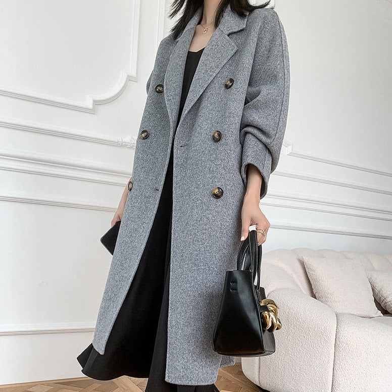 Long Lapel Commuter Coat