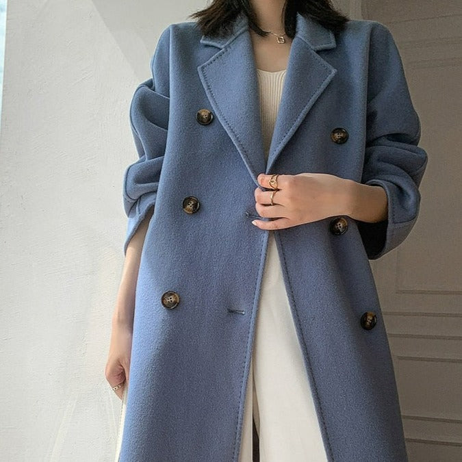 Long Lapel Commuter Coat