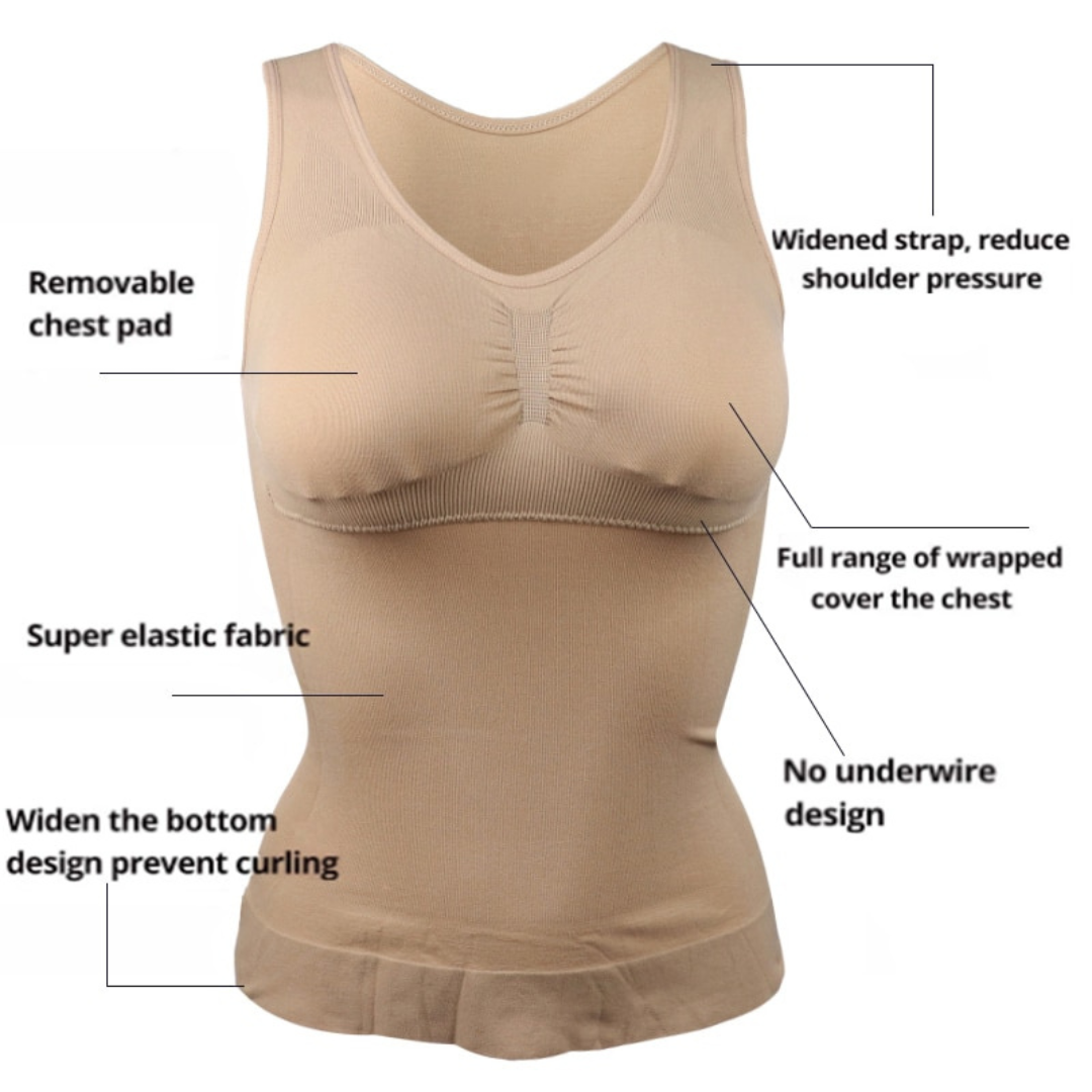 Slim Up Wire Free Bra Tank
