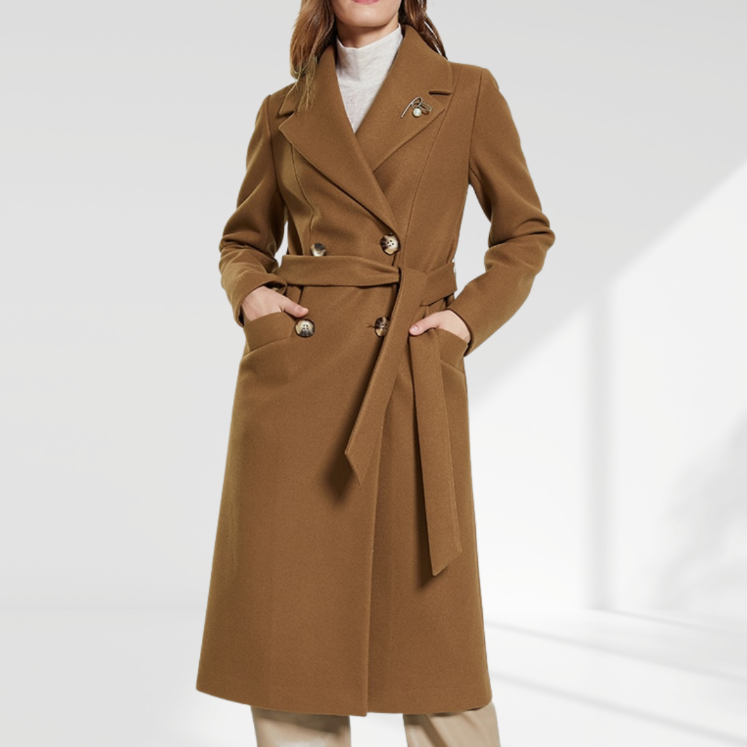 Tailored Belted Trench Coat