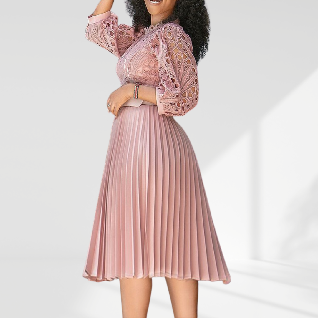 Elegant Lace Fit and Flare Dress Work-In-Style Boutique Elegant Lace Fit and Flare Dress Work-In-Style Boutique